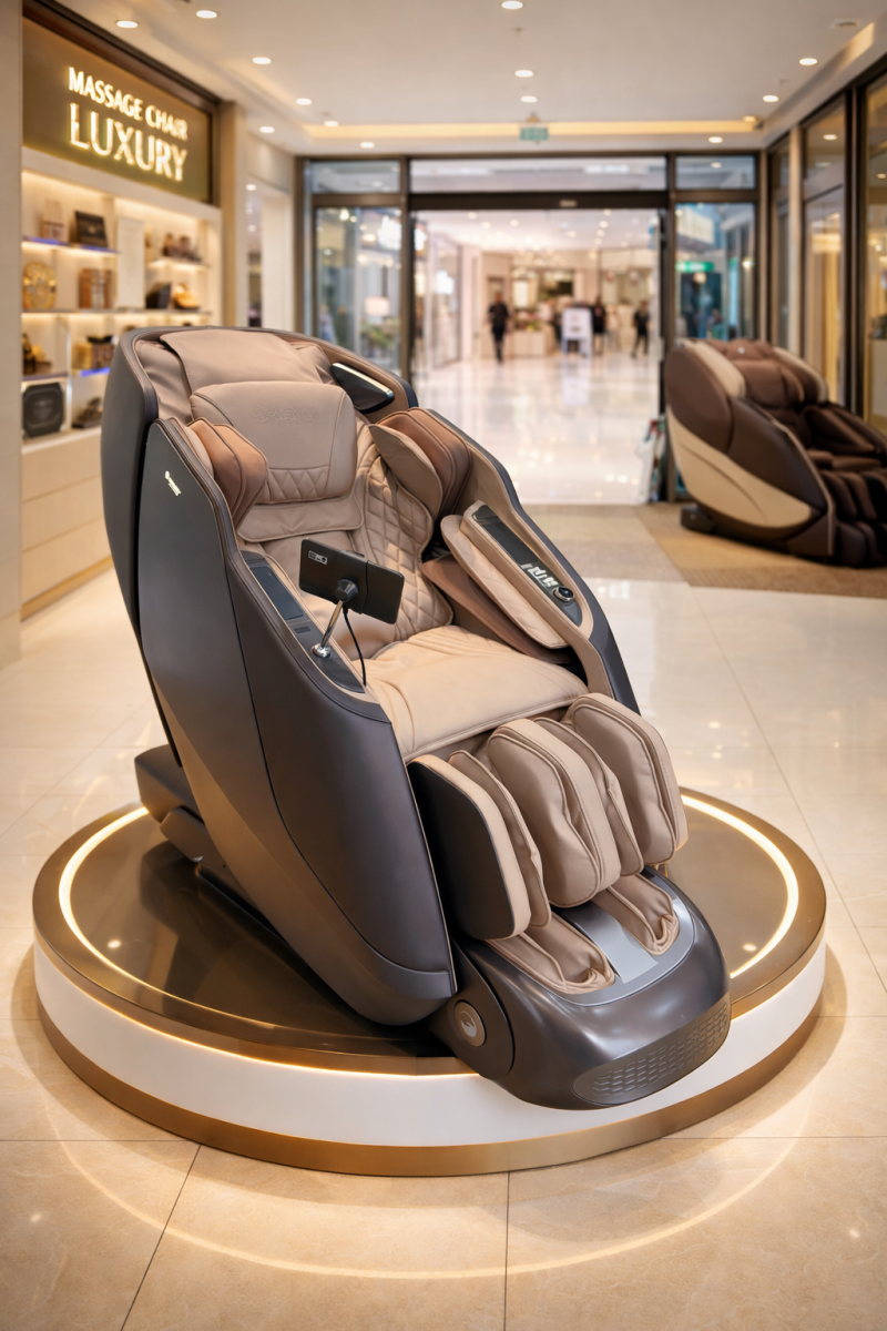 Ghế Massage AM868 Master – Giải Pháp Trị Liệu Cột Sống & Kéo Giãn Toàn Thân Chuẩn AI