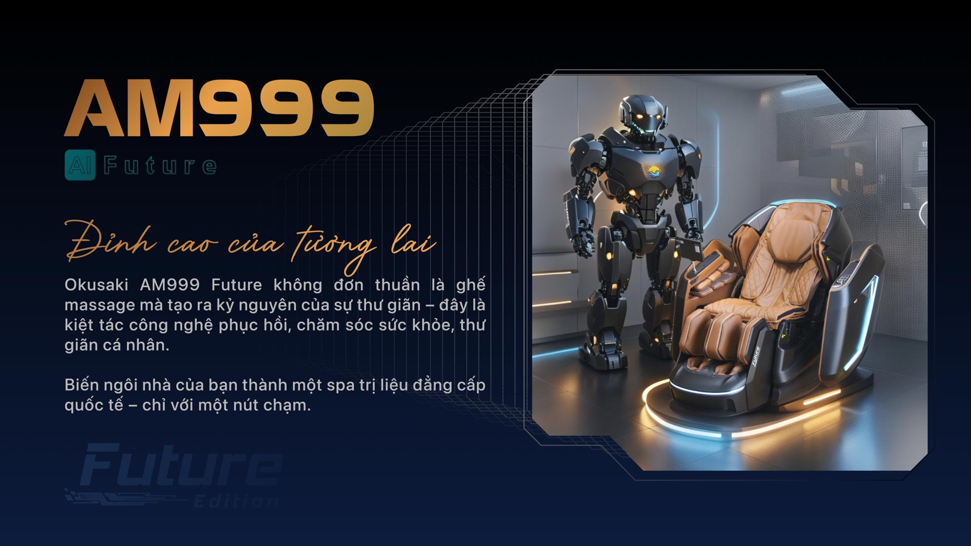 Ghế massage Okusaki Am999 Future