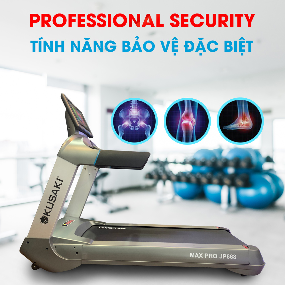 Máy chạy bộ cao cấp JP668