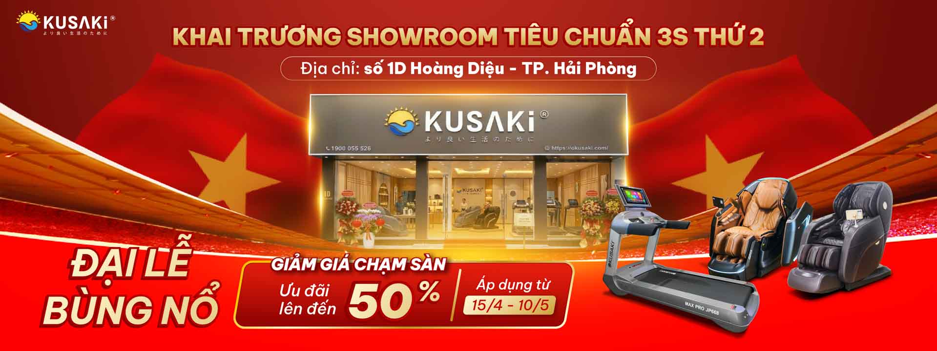 CTKM Khai trương Showroom Hải Phòng