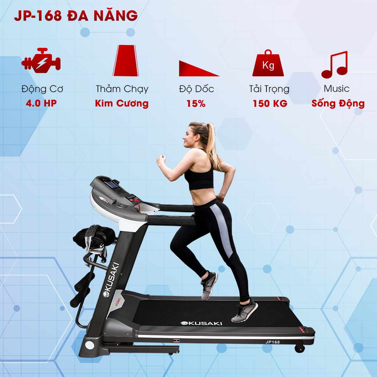 Top 3 dòng máy chạy bộ đa năng của Okusaki được người tiêu dùng ưa chuộng nhất hiện nay.