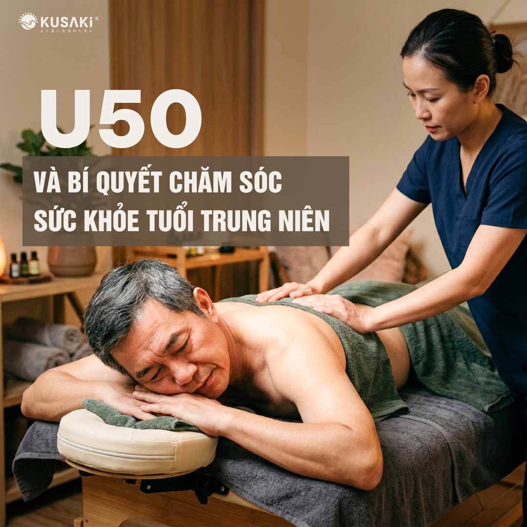 Bí quyết massage chăm sóc sức khỏe tuổi trung niên