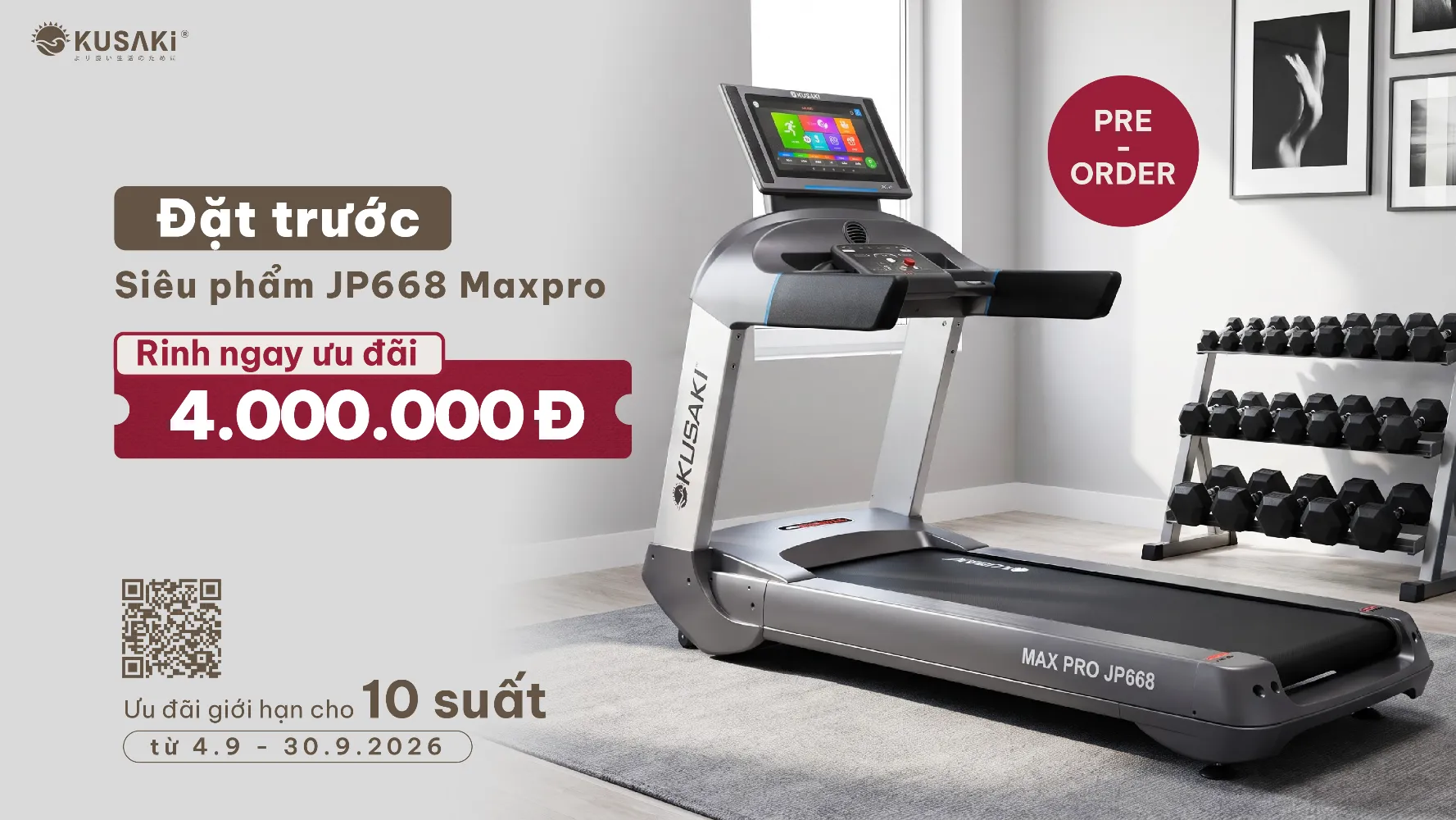 Đặt trước JP668 Maxpro nhận ưu đãi 4 triệu đồng