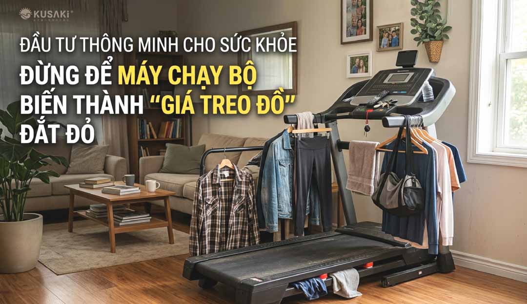 Đừng để máy chạy bộ thành giá phơi đồ đắt đỏ