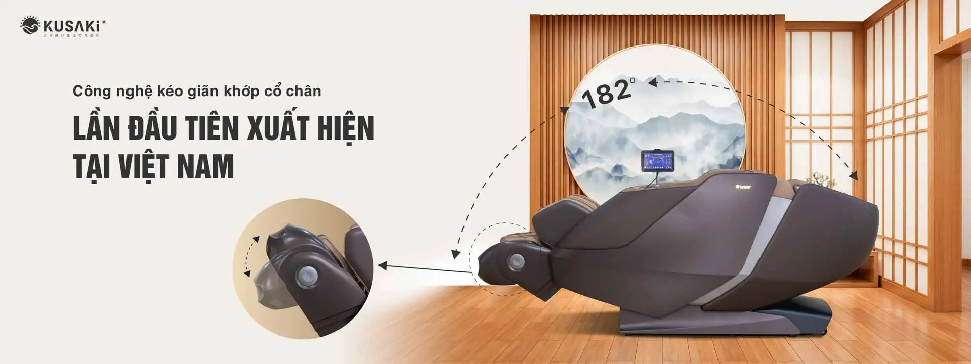 Công nghệ massage kéo giãn khớp cổ chân lần đầu xuất hiện tại Việt Nam