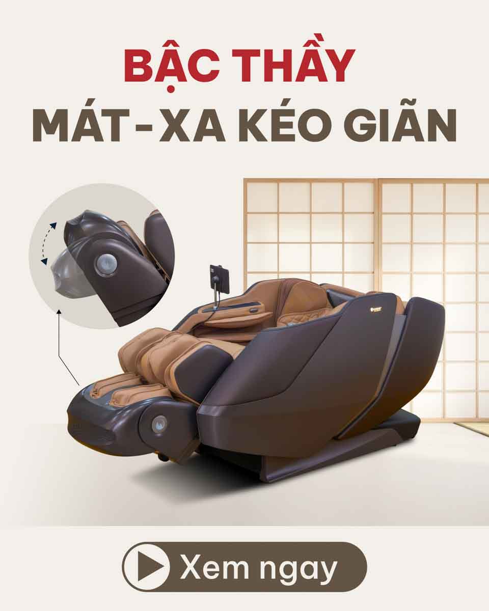 Ghế massage Am868 Master kéo giãn chuyên sâu