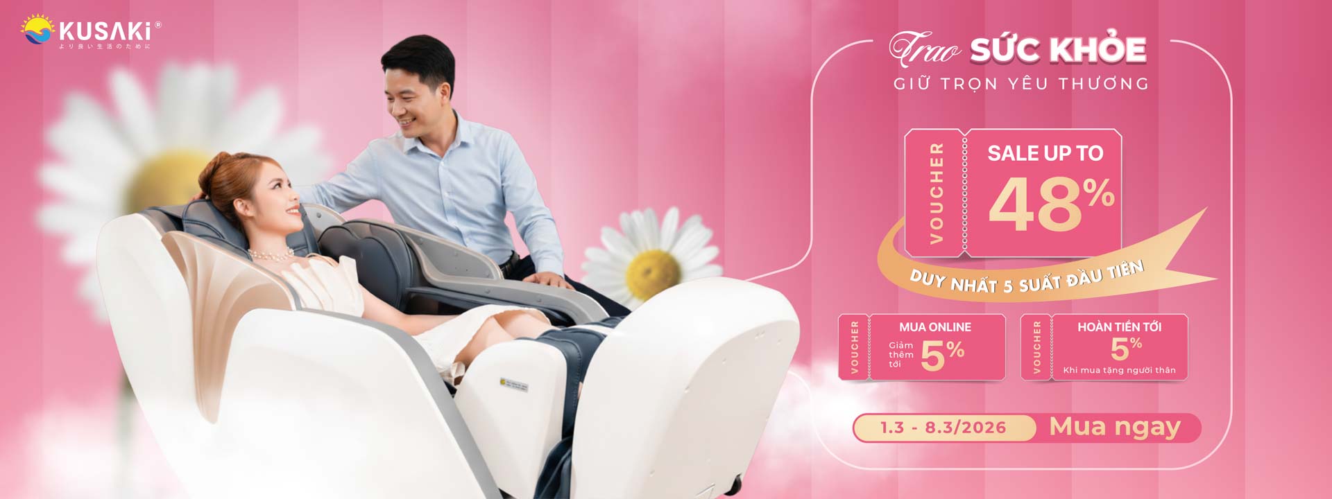 CTKM Phụ nữ 8.3.2026