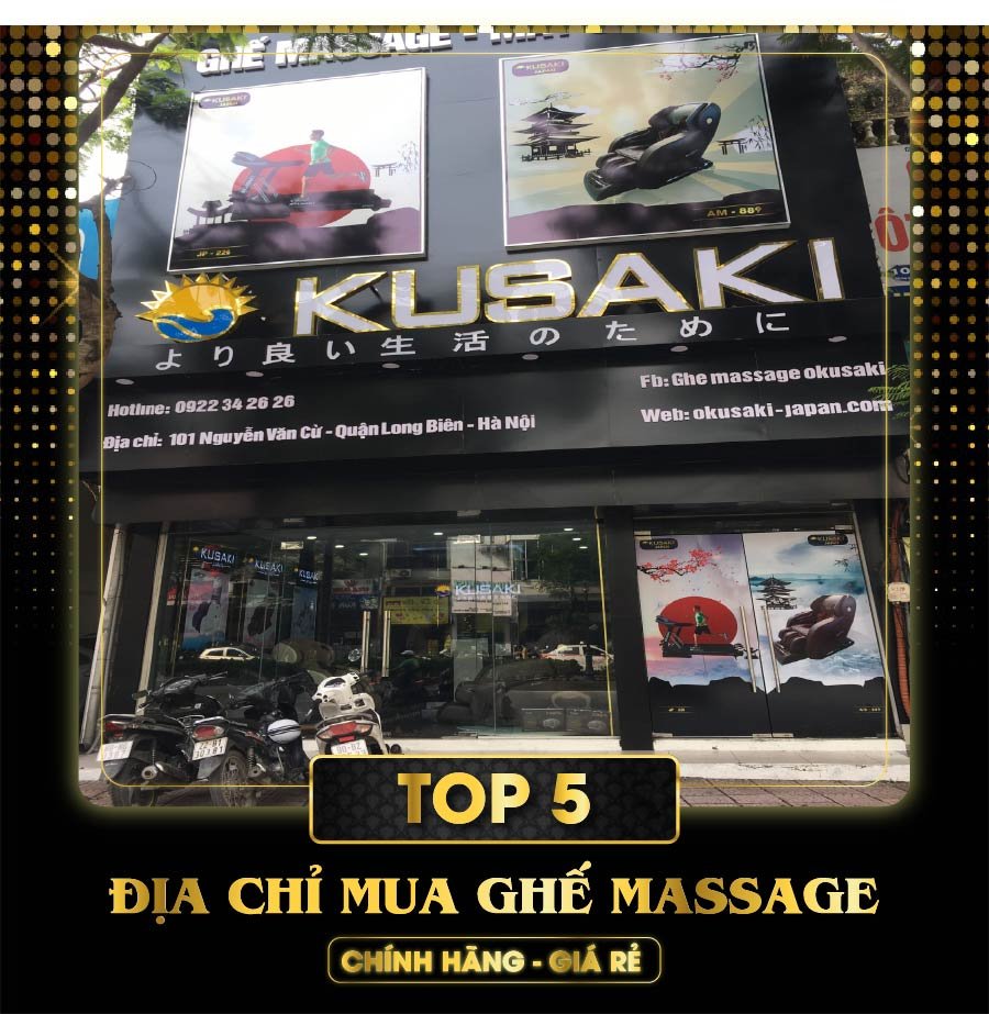 Top 5 Địa Chỉ Mua Ghế Massage Chính Hãng Giá Rẻ Tại Hà Nội Được Ưa Chuộng Nhất