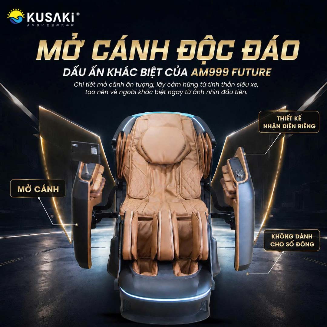 Ghế massage cánh mở siêu xe
