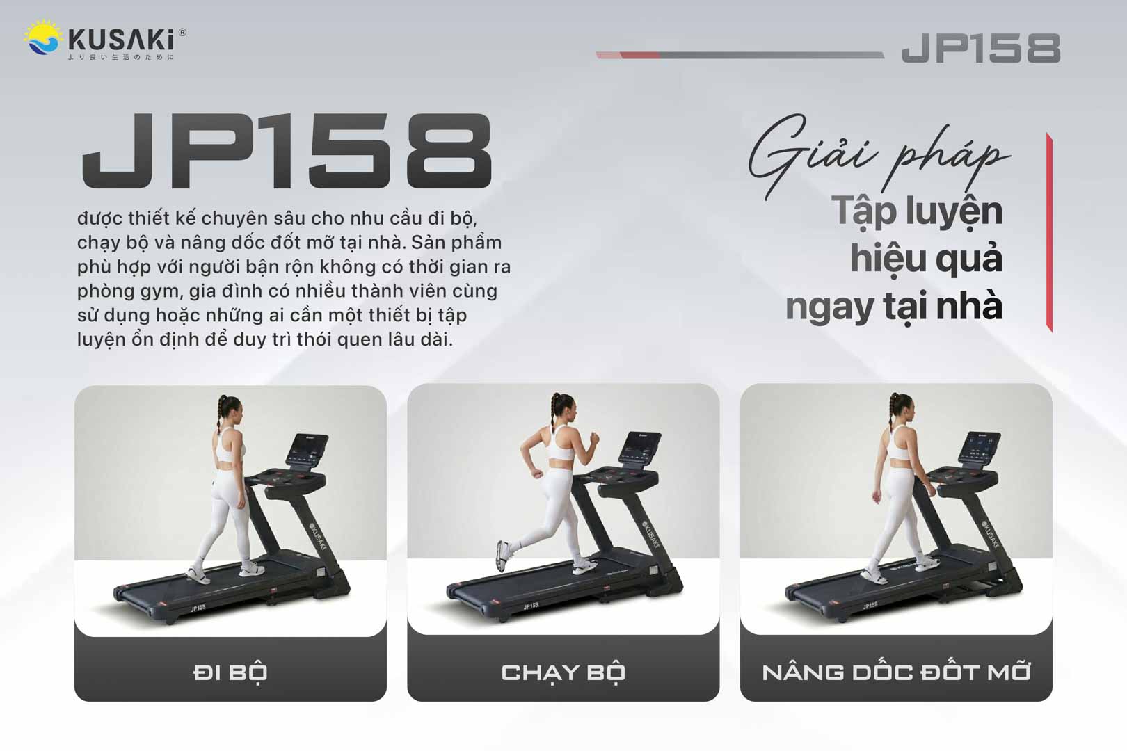 Máy chạy bộ okusaki jp158