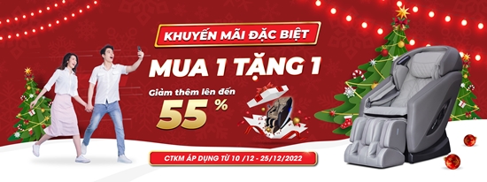 Mua ghế massage tại Vinh Nghệ An dịp Giáng Sinh