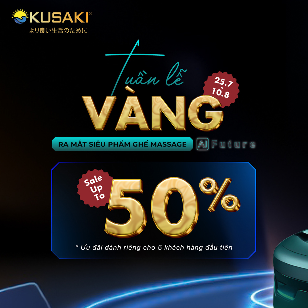 RA MẮT SIÊU PHẨM GHẾ MASSAGE AI FUTURE