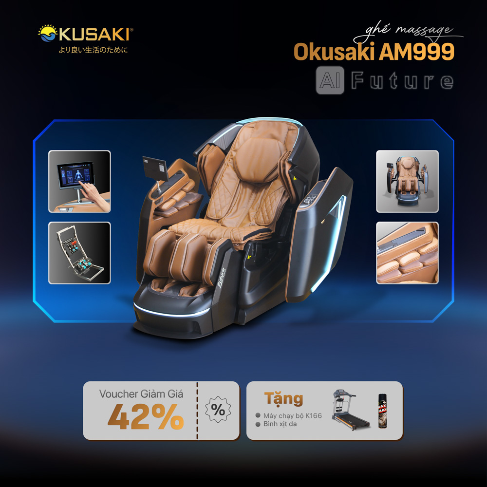 RA MẮT SIÊU PHẨM GHẾ MASSAGE AI FUTURE